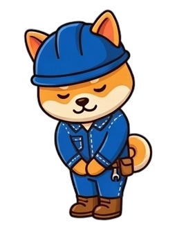 Shiba Mascot Bowing