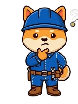 Shiba Mascot Thinking